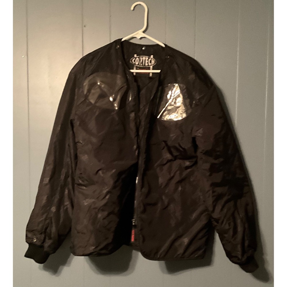 Cortech Black Motorcycle Jacket Tourmaster Large